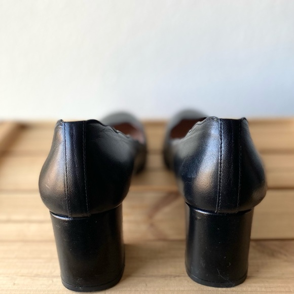 French Soles FS/NY leather block heels - Picture 4 of 5